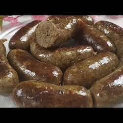 Домашняя колбаса с говяжью печенью и гречкой