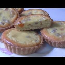 Песочные корзинки с творожной начинкой .