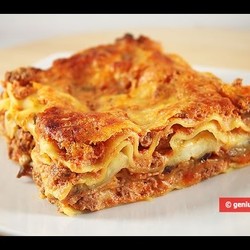 Лазанья с Баклажанами и Моцареллой. Lasagna con Melanzane.