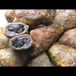 Отбивные с начинкой,мясные конвертики.