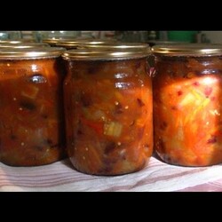 Салат с фасолью,заготовки на зиму.