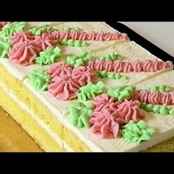 МАСЛЯНЫЙ КРЕМ всегда удачный. БИСКВИТНЫЕ ПИРОЖНЫЕ/Sponge cakes.