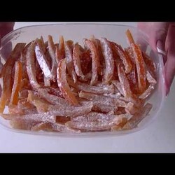 Готовим цукаты для хранения.