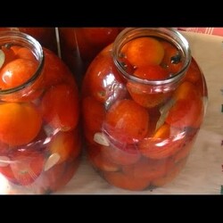 Квашеные помидоры,(Как бочковые). (barrel tomatoes)