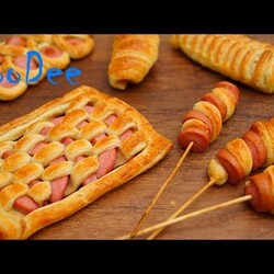 5 Оригинальных Способов Завернуть Сосиски в Тесто ☆ Сосиски в слоеном тесте