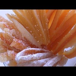 Цукаты из цитрусовых (апельсиновых и лимонных корок) для вкусной и ароматной выпечки.
