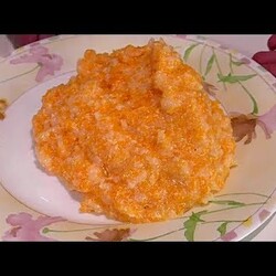 Тыквенная каша с рисом. / Гарбузова каша.