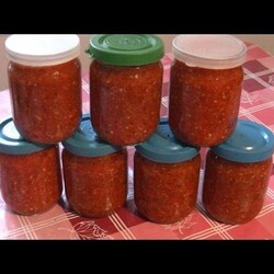 Аджика без термообработки,сохраняем витамины.