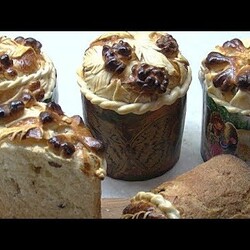 Пасхальные куличи без глазури.Рецепт "Кекс Майский".