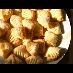 Творожное печенье "Гусиные лапки"/"Goose feet" cream cheese cookies