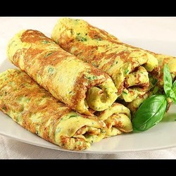 блинчики с цуккини и зеленью