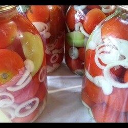 Маринованные помидоры.Заготовка на зиму. (Pickled tomatoes, preparations for the winter)