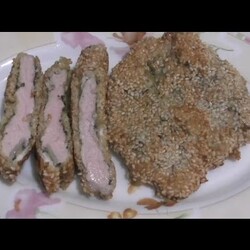 Королевские отбивные в кунжуте / Royal chops in sesame .