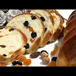 Ночное сдобное тесто. Рождественский хлеб /Overnight pastry, Christmas bread