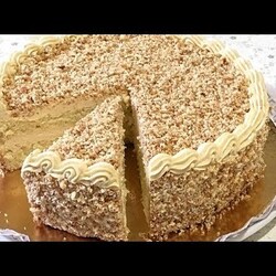 КРЕМ С ХАЛВОЙ, домашний торт "СЛАВЯНКА" /Cream with halva.