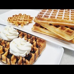 Бельгийские вафли, идеально детям в школу.