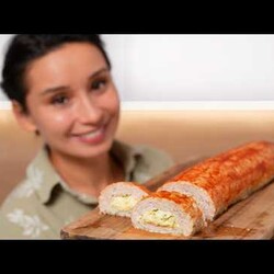 Советую СРОЧНО приготовить этот РУЛЕТ из ФАРША! Идеально подходит на Новый Год!