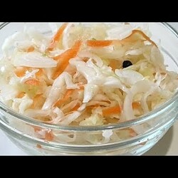 КВАШЕНАЯ КАПУСТА,самый простой рецепт/SAUCED CABBAGE.