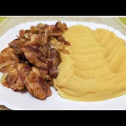 Готовлю по старинке, ПРАВИЛЬНО И ВКУСНО. Нежное гороховое пюре с сочной курочкой.