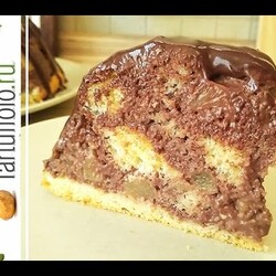 Домашний Торт Панчо с легким шоколадным кремом