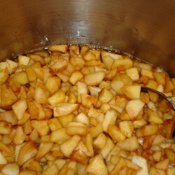 Заготовка из яблок для пирога