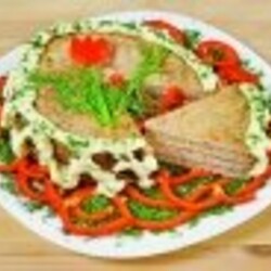 Торт из куриного фарша - пошаговый рецепт с фото на Повар.ру