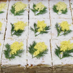 Закусочное пирожное «Мимоза» - Лучшие рецепты