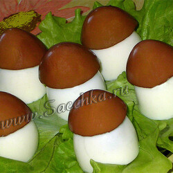 «Боровички» из яиц - рецепт с фото