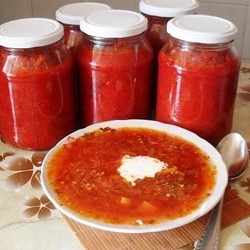 Борщевая заправка на зиму со свеклой | NUR.KZ