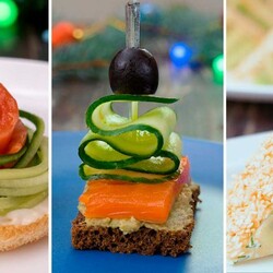 Праздничные бутерброды с огурцом: и оригинально, и очень вкусно - Лучшие рецепты