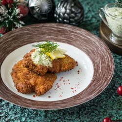 Шницель из свинины с соусом тартар: рецепт пошаговый с фото | Меню недели