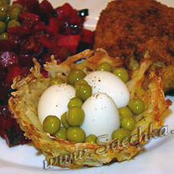 Закуска «Перепелиное гнездо» - рецепт с фото