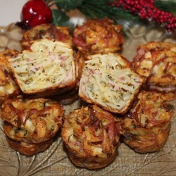 Закусочные кексы из остатков лепешек или лаваша