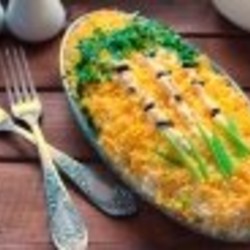 Салат "Березка" - пошаговый рецепт с фото на Повар.ру