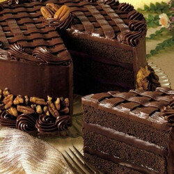 Шикарный торт «Черная магия» на кефире с кофе