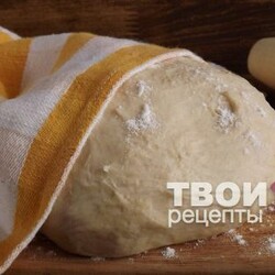 Тесто для пиццы (дрожжевое)