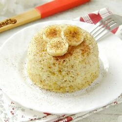 Банановый пудинг в микроволновке