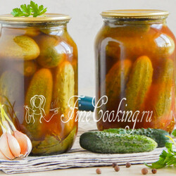 Огурцы с кетчупом на зиму