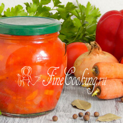 Лечо из перца, помидоров, моркови и лука на зиму