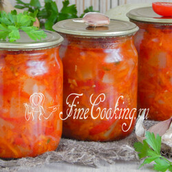 Салат из кабачков на зиму Пальчики оближешь