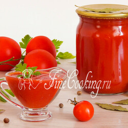 Домашний томатный соус на зиму