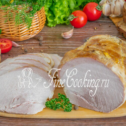 Домашняя буженина из свинины