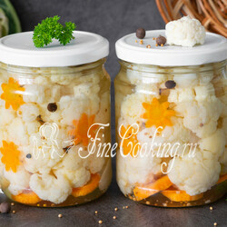 Маринованная цветная капуста на зиму