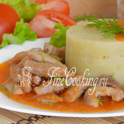 Мясная подлива из свинины