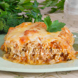 Запеканка из капусты с фаршем