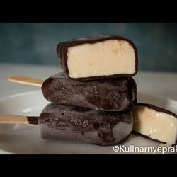 Домашний пломбир и эскимо - Советский рецепт 50-х годов. Без форм и мороженицы