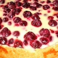 Заливной пирог с ягодами. Oчень прост в приготовлении и бесподобный на вкус!!!