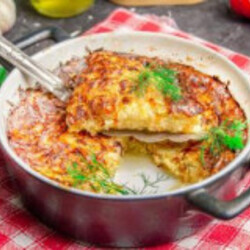 Запеканка из кабачков и картофеля в духовке