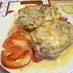 Гречаники с фаршем под соусом - пальчики оближешь