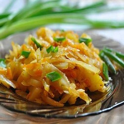 Очаровательный гарнир с печеным картофелем и квашеной капустой - Четыре вкуса - медиаплатформа МирТесен